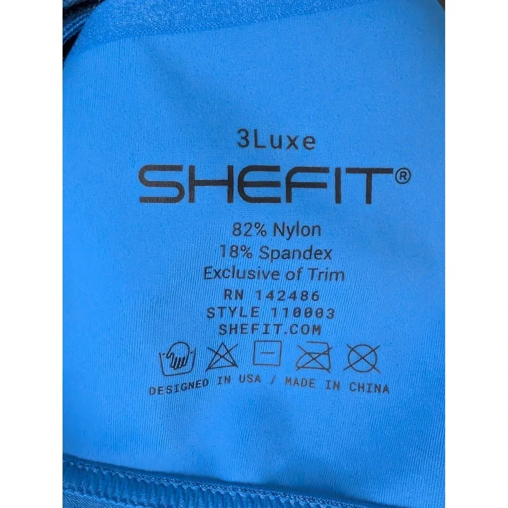 Shefit Flex Sports Bra Size 3Luxe Blue Kryptek Camo High Impact Front Zip